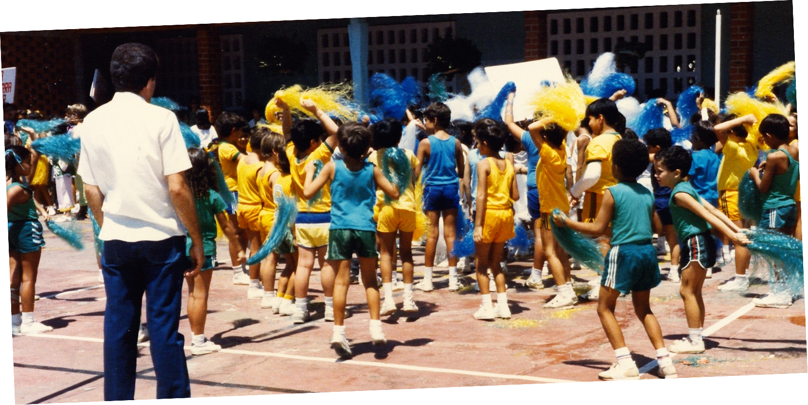 Comunidade escolar em atividade